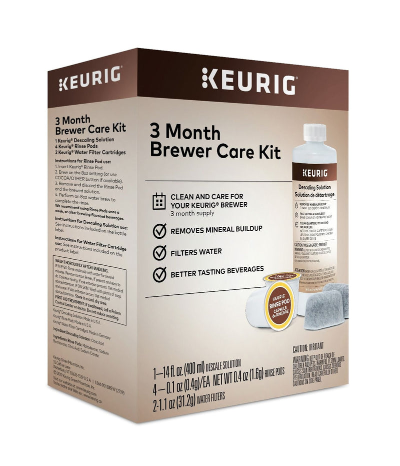 Keurig 3 Month Brewer Maintenance Care Kit G8