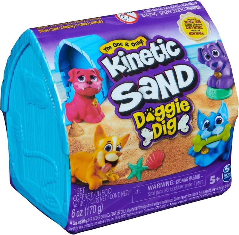 Kinetic Sand Single-Colour Doggy Dig Set for Ages 5+ K3