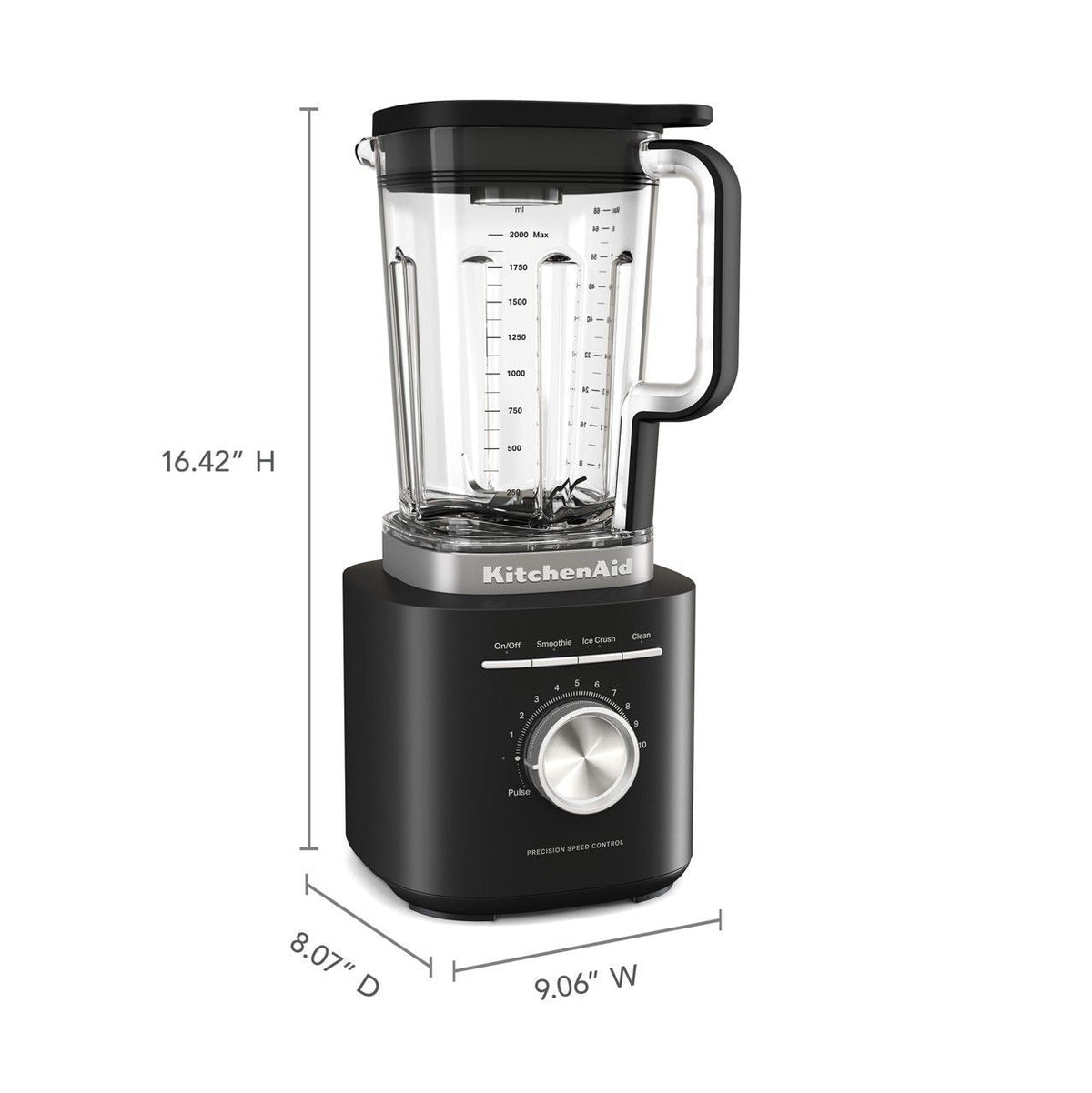 KitchenAid 10-Speed Matte Black Pure Power Blender