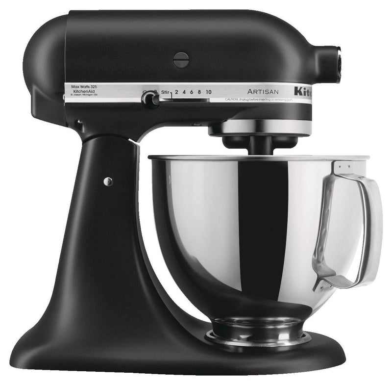 KitchenAid Artisan Series 5-Quart Tilt-Head Stand Mixer, Matte Black O2