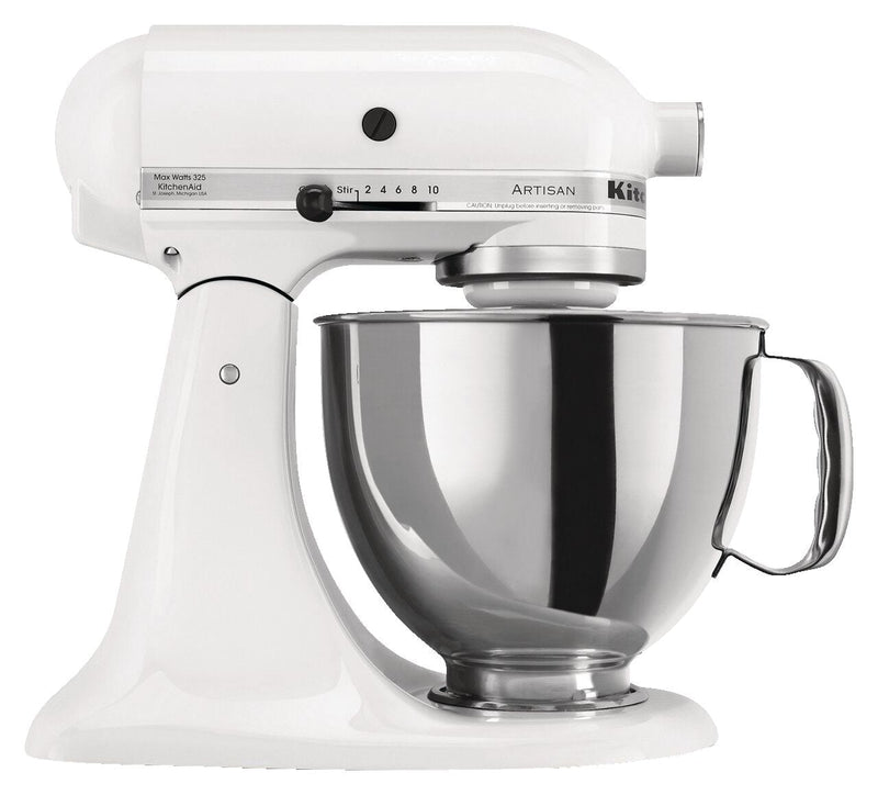 KitchenAid Artisan Series 5-Quart Tilt-Head Stand Mixer, White J4