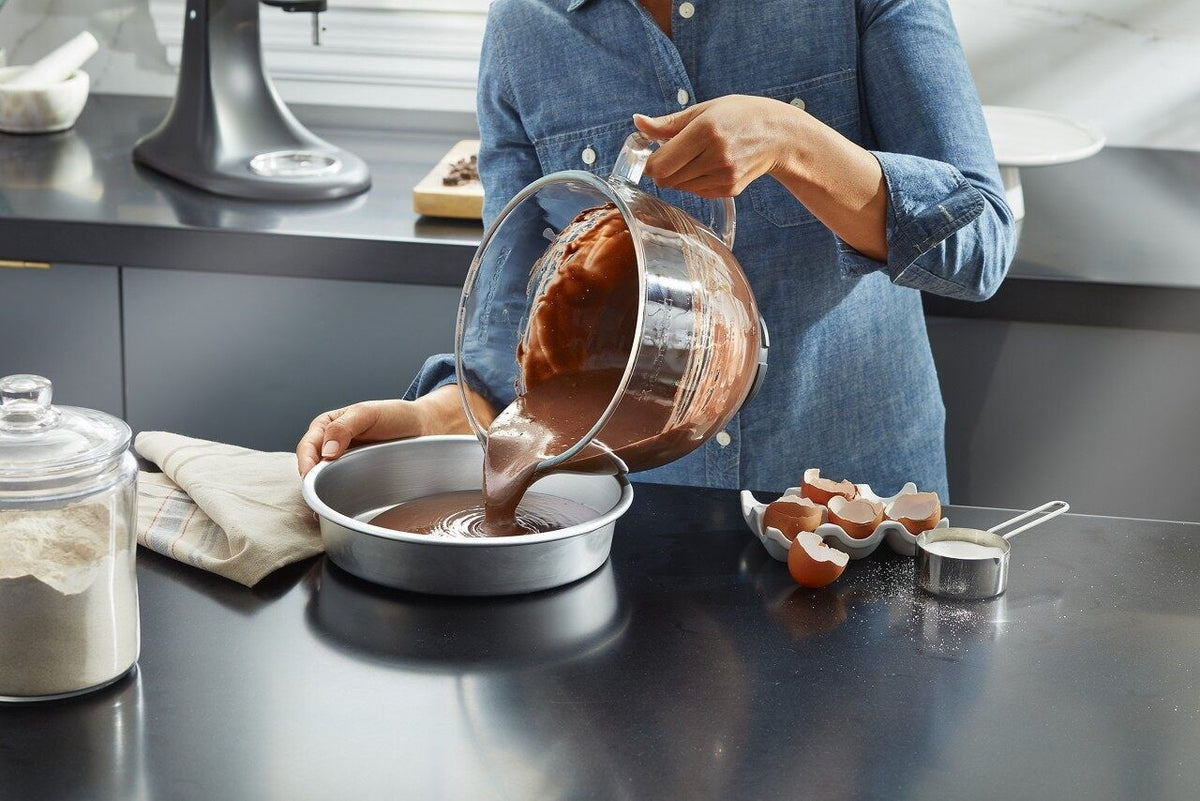 KitchenAid Artisan Tilt-Head Stand Mixer Bowl with Measurement Markings & Lid, 5qt