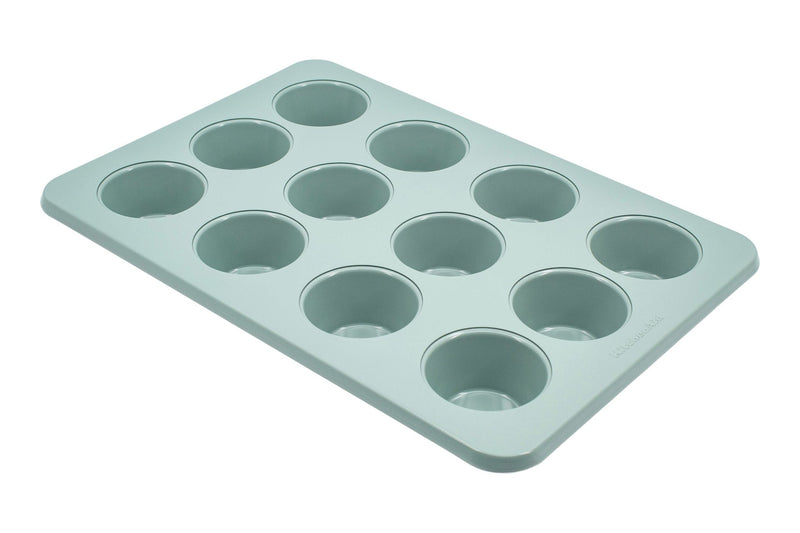 KitchenAid Cardamom Non-Stick Steel Muffin Pan, 12-Cup A9