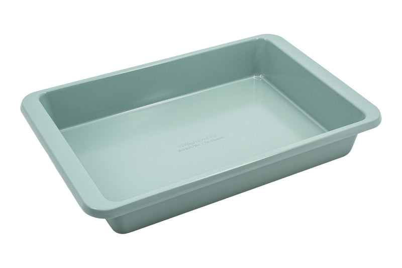 KitchenAid Oblong Cardamom Non-Stick Cake Pan with Handle, 9x13-in C8