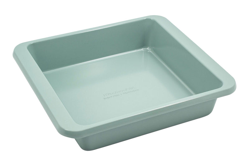 KitchenAid Square Cardamom Non-Stick Steel Cake Pan, 9x9x2-in W8