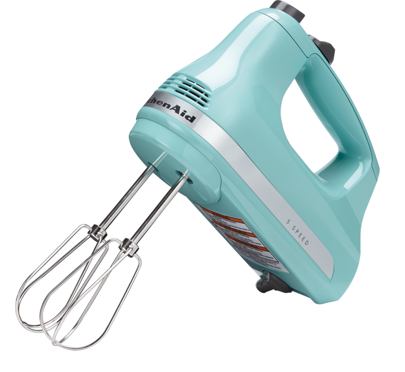 KitchenAid Ultra Power 5-Speeds Hand Mixer with Turbo Beater Aqua Sky I3
