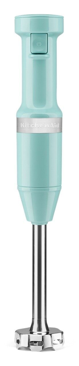 KitchenAid Variable Speed Corded Hand Blender with Blending Jar, Aqua Sky E1