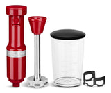 KitchenAid Variable Speed Corded Hand Blender with Blending Jar, Empire Red