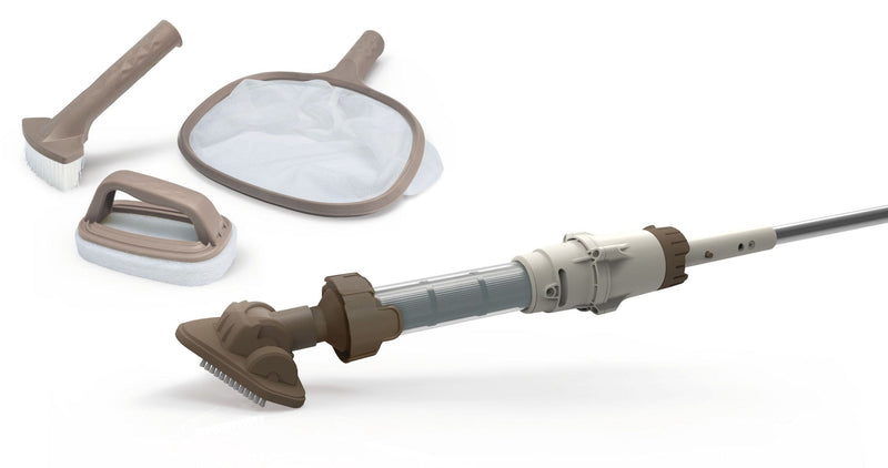 Kokido Boreal Spa Vacuum Kit, Rechargeable Battery, Ergonomic Handle E3
