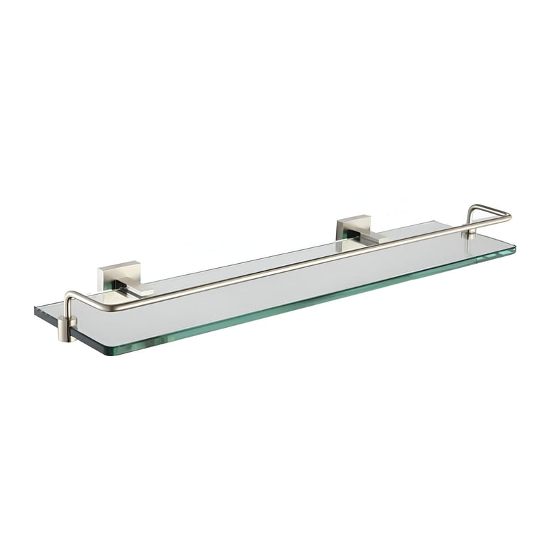 KRAUS Bathroom Accessories Rust-Resistant Shelf with Railing M2