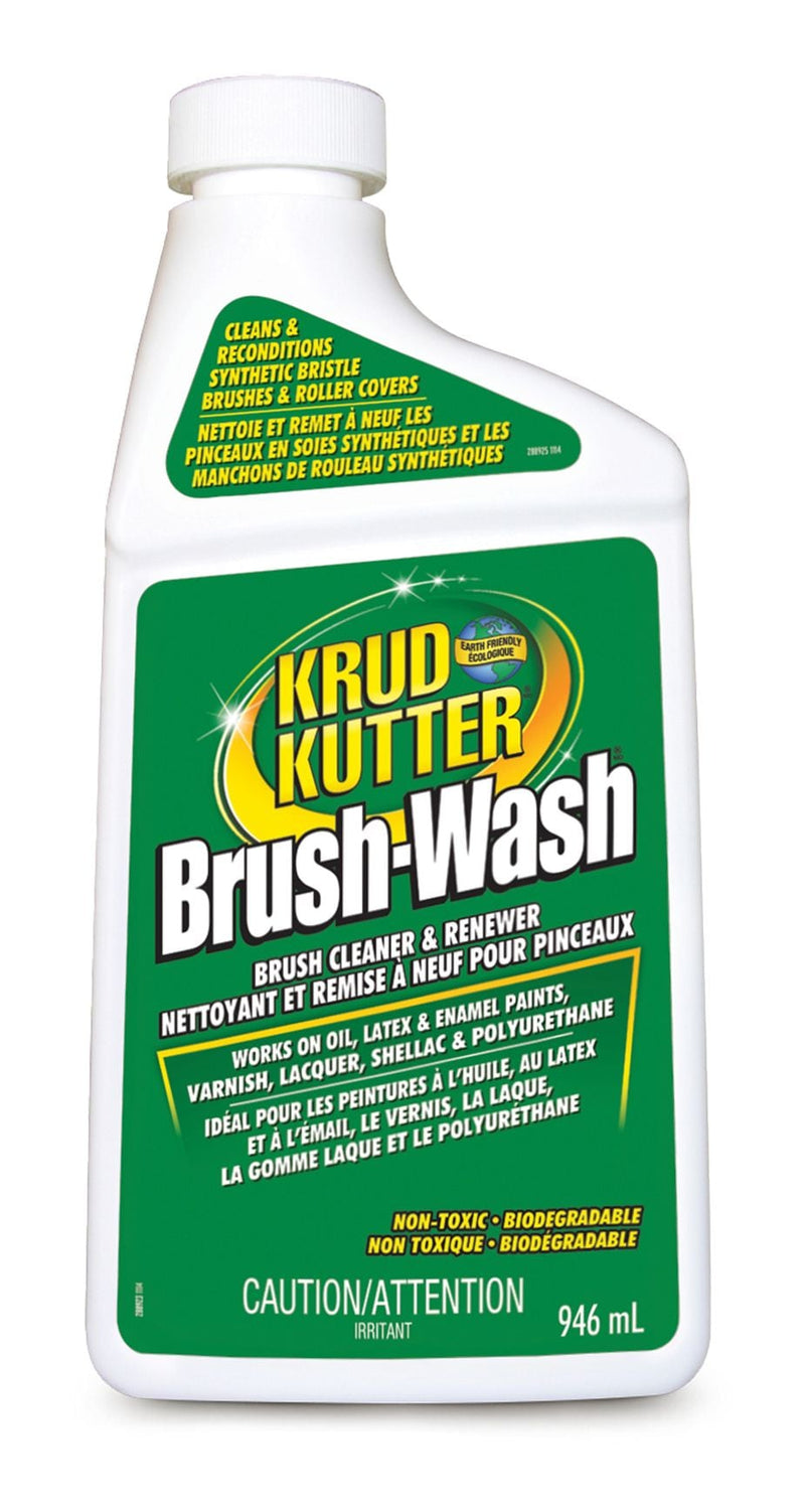 Krud Kutter Brush-Wash Cleaner & Renewer For Oil, Latex & Enamel Paint, Non-Toxic, 946-mL Z6