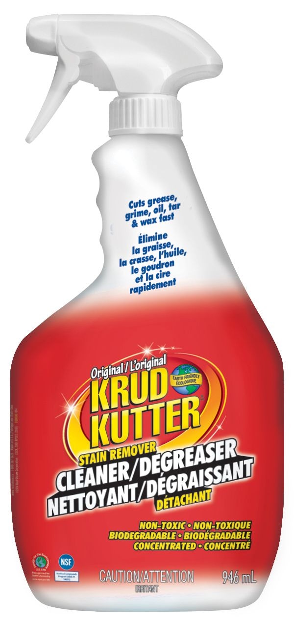 Krud Kutter Multi-Purpose Stain Remover, Cleaner & Degreaser Spray, Non-Toxic, 946-mL P0