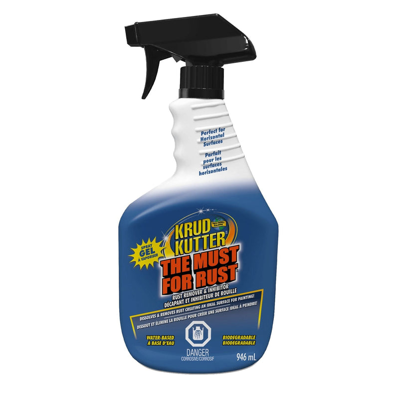 Krud Kutter Rust Remover Spray & Inhibitor, Water-Based, Biodegradable, 946-mL B8
