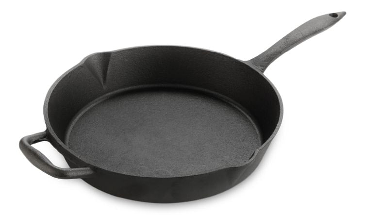 Lagostina Pre-Seasoned Cast Iron Skillet, Oven & Broiler Safe, Black, 10-in V4