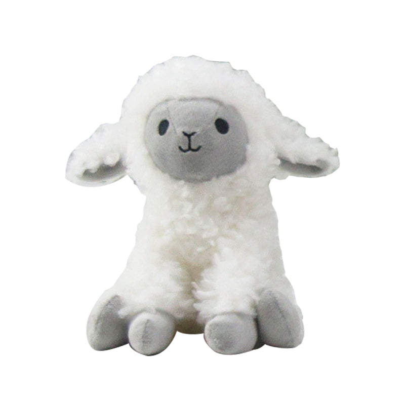 Lamb Plush Toy, White, 7-in, Ages 3+, for Eid/Spring V5