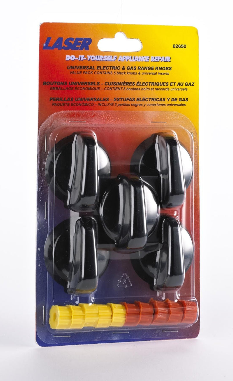 Laser 62650/2 Universal Electric/Gas Stove Replacement Dial Kit, Assorted L8