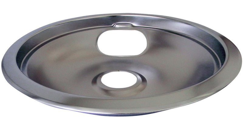 Laser Chrome Drip Pan Shallow Draw, 8-in J7