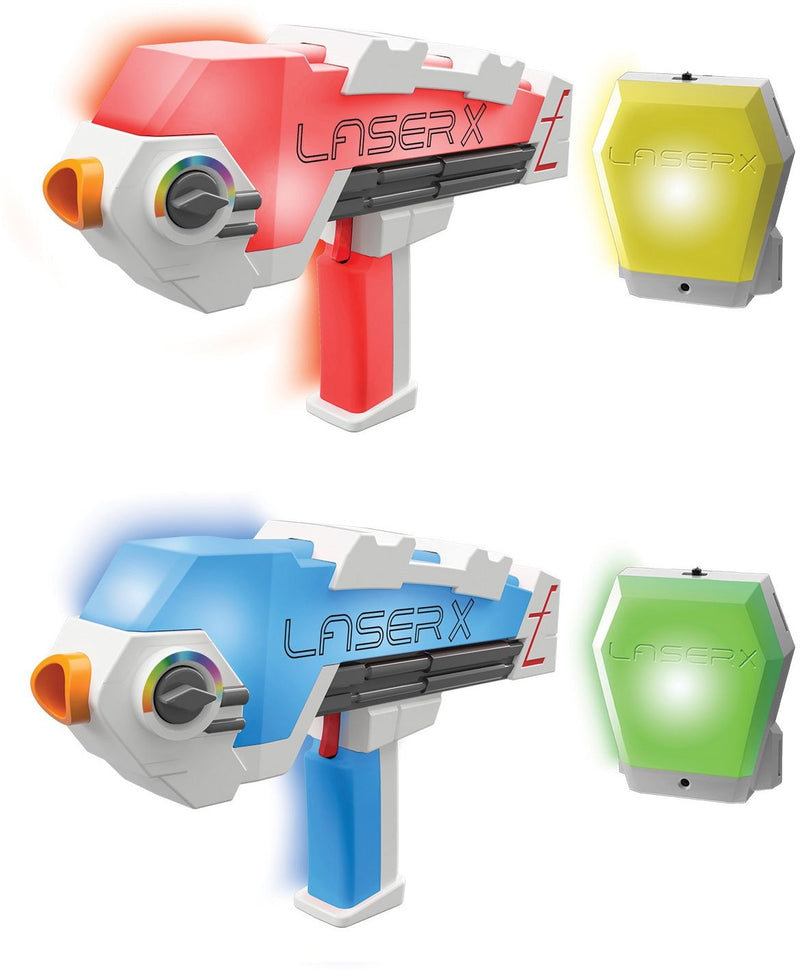 Laser X Revolution Double Blasters Laser Tag Set, 2 Players, Age 6+ H2