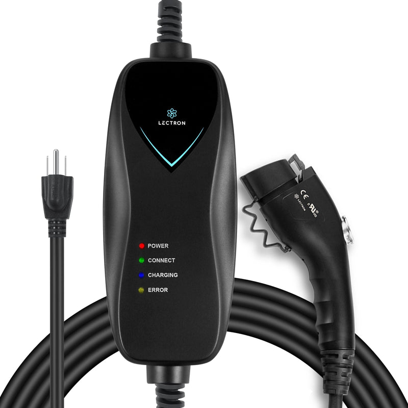 Lectron 15A Level 1 NEMA 5-15 J1772 EV Charger E1