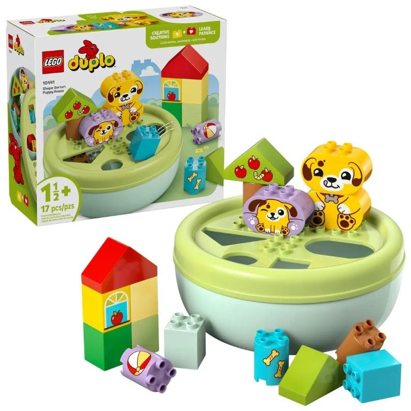 LEGO DUPLO Shape Sorter: Puppy House - 10441, 17-pcs, Ages 1.5+