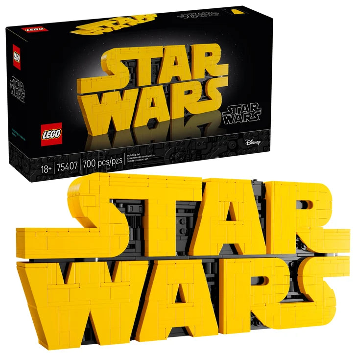 LEGO Star Wars Brick-Built Star Wars Logo Sign 75407 X9