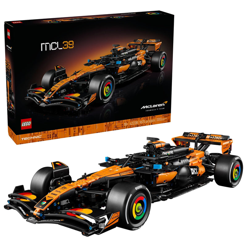 LEGO Technic McLaren MCL39 Formula 1 Car Building Set - 42228, 1675-pcs, Ages 18+ Y0