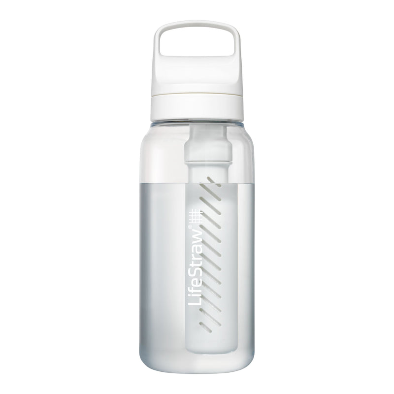 LifeStraw GO Series Water Bottle, 1-L, White U7