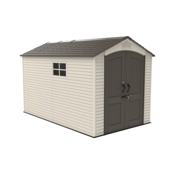 Lifetime Lockable Steel Shed, Beige, 7 x 12 -ft I1