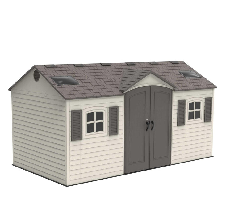Lifetime Outdoor Storage Shed with Dual Side Entry, 15 x 8-ft W9
