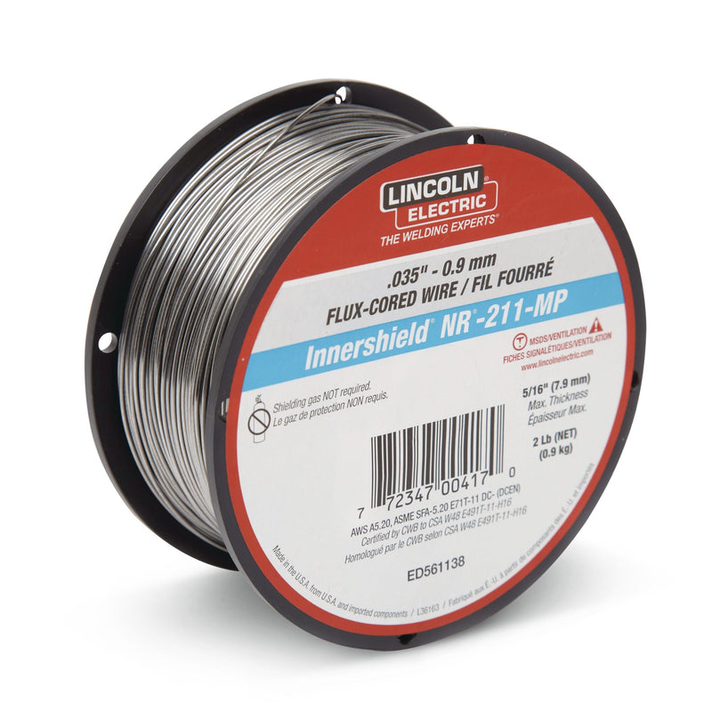 Lincoln Electric Flux-Cored Gasless Welding Wire, 0.035-in, 2-pk L9