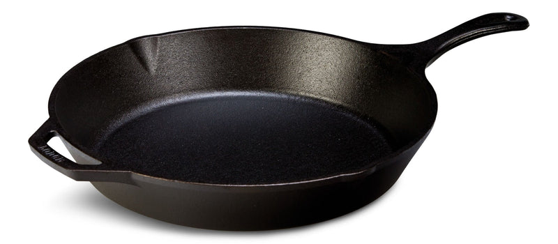 Lodge Seasoned Cast-Iron Skillet, 13.3-in L1