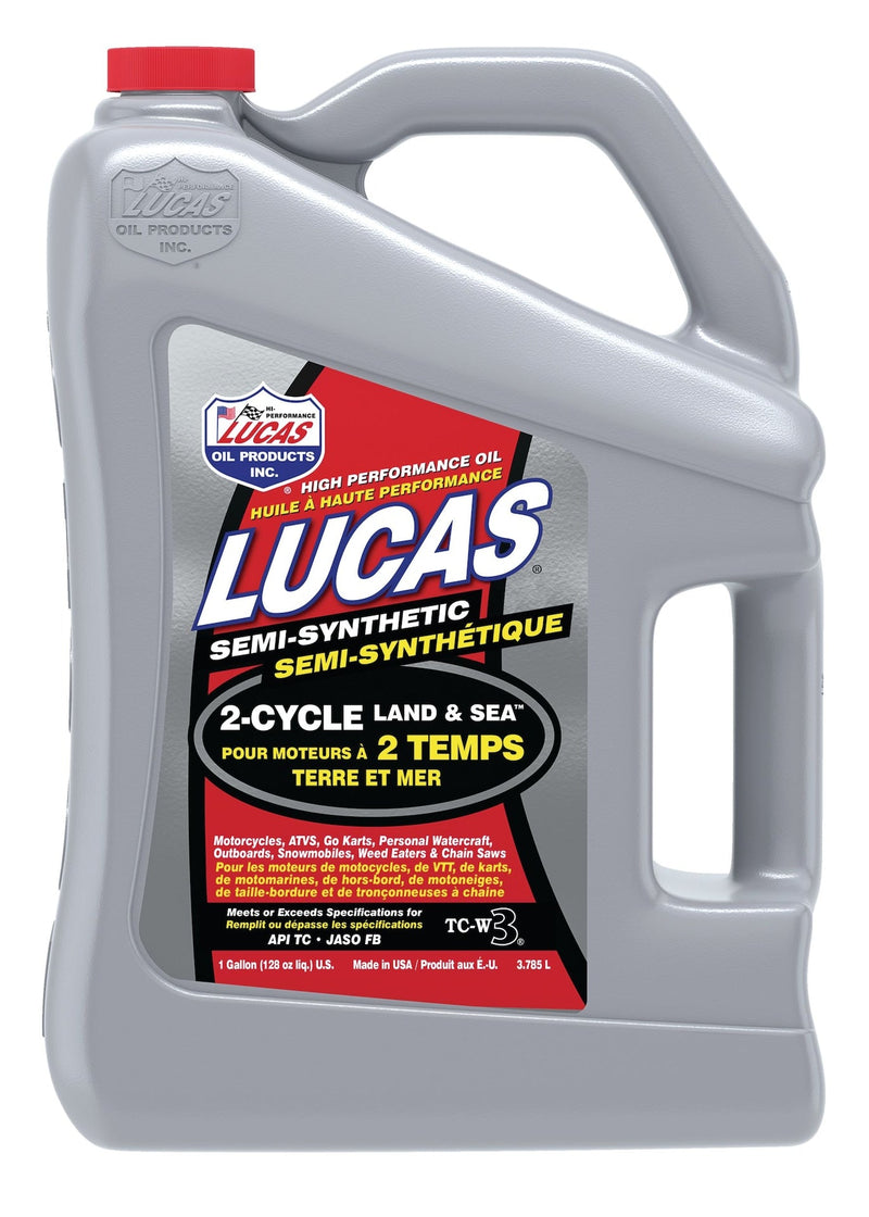 Lucas Oil 2-Stroke Semi-Synthetic Land & Sea Oil, 3.87-L G5