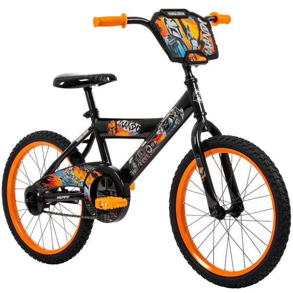Lucasfilm Star Wars The Mandalorian Kids' Bike with Coaster Brakes, Ages 5-13, 18-in U4
