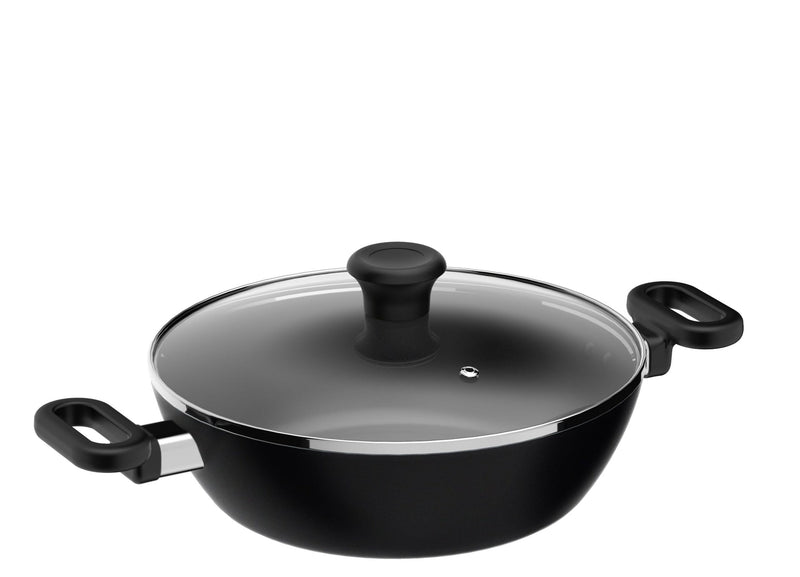 Maharaja 3.4qt Non-Stick Karahi with lid 26cm 10.25in O9