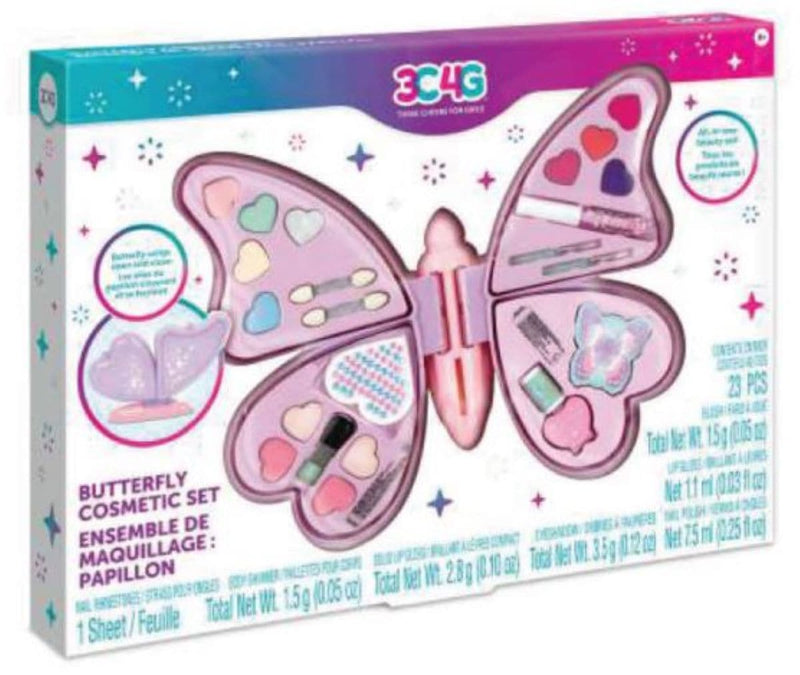 Make It Real All-in-One Butterfly Cosmetic Case for Ages 8+ B2