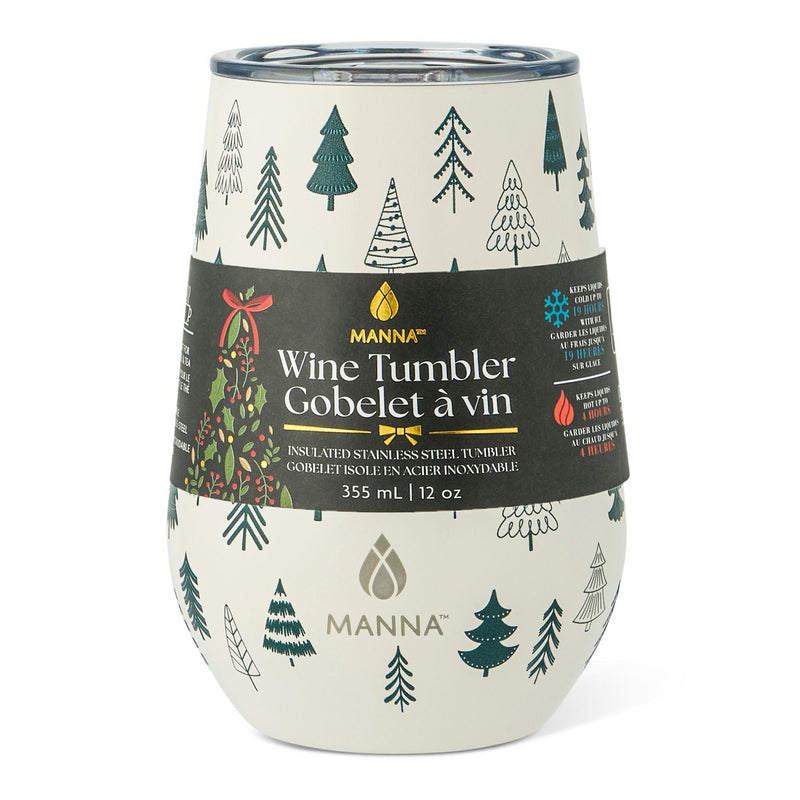 Manna 354-mL Insulated Wine Tumblers, 2-pk, Various Designs L4