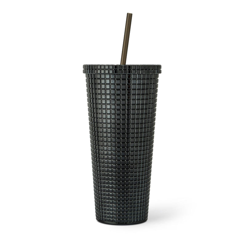 Manna 710-mL BPA-Free Iridescent Studded Textured Tumbler V5