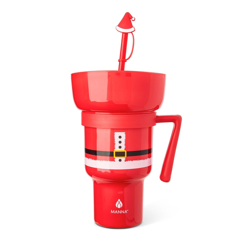 Manna Stadium 946-mL Travel Tumbler with Santa Design Z7