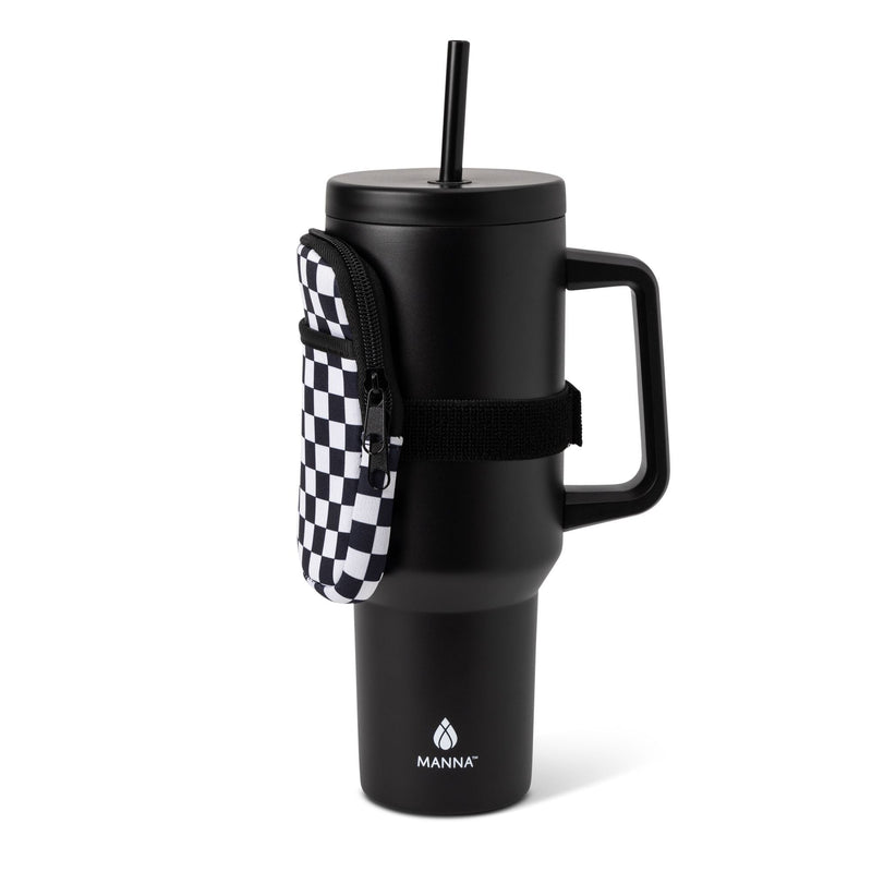 Manna Swivel Stainless Steel Tumbler with Bag, 40-oz V3