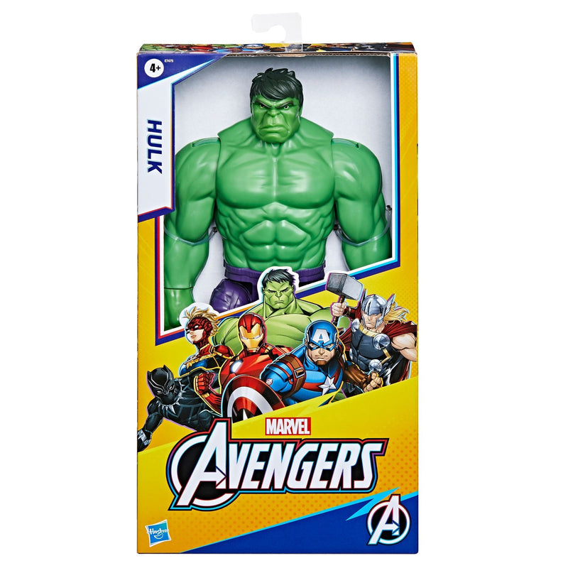 Marvel Avengers Titan Hero Series Blast Gear Deluxe Hulk Action Figure, 12-in Toy E4