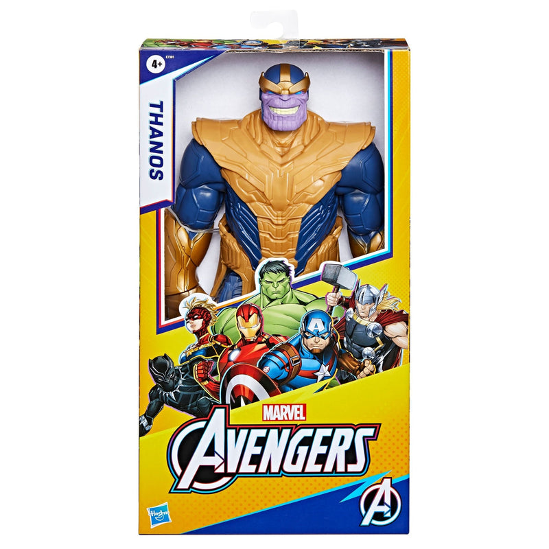 Marvel Avengers Titan Hero Series Blast Gear Deluxe Thanos Action Figure, 12-in Toy N3