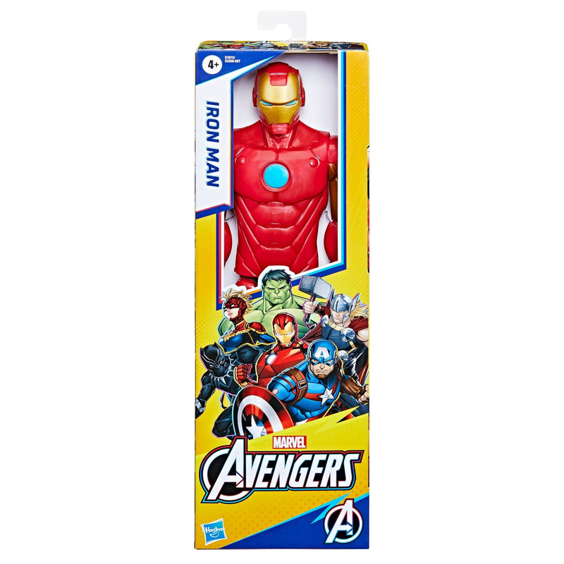 Marvel Avengers Titan Hero Series Iron Man Action Figure, 12-in Toy, Ages 4+ V2
