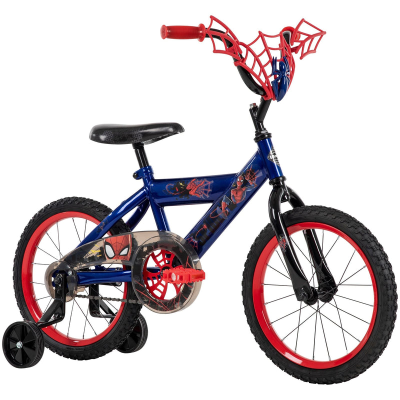Marvel Spider-Man Kids' Bike, 16-in Wheel, Red/Blue Z1
