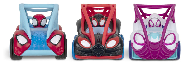 Marvel Spidey and His Amazing Friends Spider-Man Power Rollers Vehicles, 6-in Y8