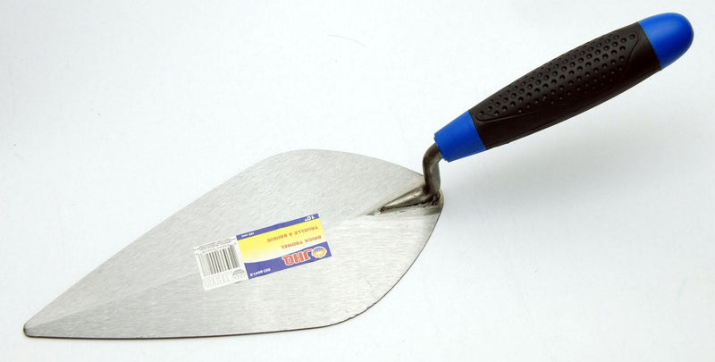 Masonry, Concrete & Brick Pointing Trowel with Ergonomic Handle Grip 10-in M5