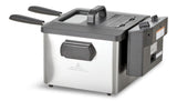 MASTER Chef Deep Fryer with 2 Basket Capacity, Stainless Steel, 4.5-L