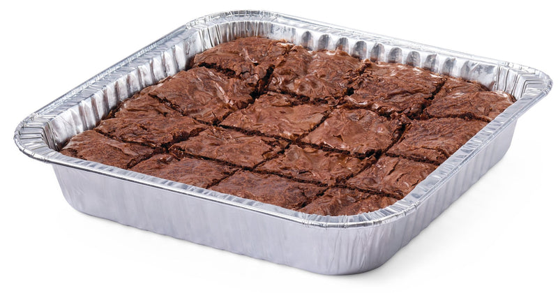 Master Chef Disposable Square Cake Pan with Lid, 9-in, 3-pk E6