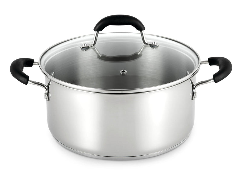 MASTER Chef Dutch Oven, 18/10 Stainless Steel, Dishwasher Safe, 5-qt Z7