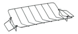 Master Chef Heavy-Duty Grey Non-Stick Roaster with Handle and Rack, 17-in