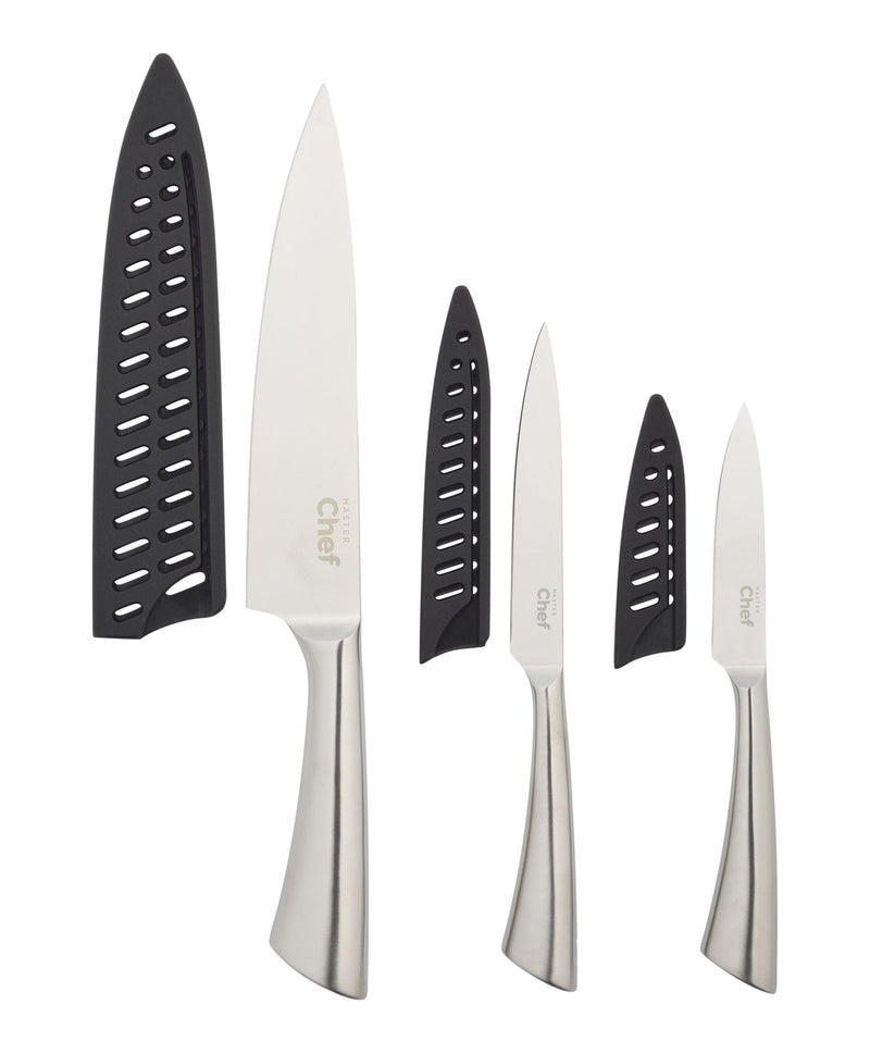 Master Chef Knife Set with Hollow Stainless Steel Handle, 3-pc A4